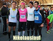 Nikolauslauf 2016 in München am 3.12.: über 10 km als Auftakt der Münchner Winterlaufserie bei Traumwetter im Olympiapark (©Foto: Martin Schmitz)